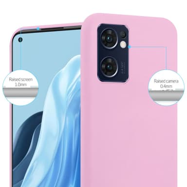 Deksel Oppo FIND X5 LITE / Reno7 5G Silikon cover