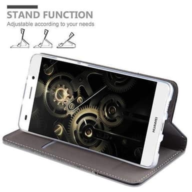 Huawei P8 LITE 2015 lommebokdeksel etui (grå)