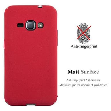 Samsung Galaxy J1 2016 Hardt Deksel Cover (rød)