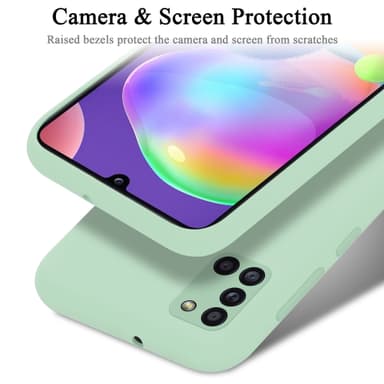 Samsung Galaxy A31 silikondeksel case (grønn)