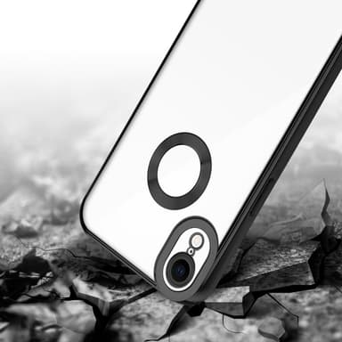 iPhone XR silikondeksel Krom case (gjennomsiktig)