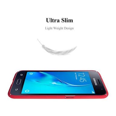 Samsung Galaxy J1 2016 Hardt Deksel Cover (rød)