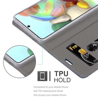 Samsung Galaxy A71 4G lommebokdeksel etui (blå)