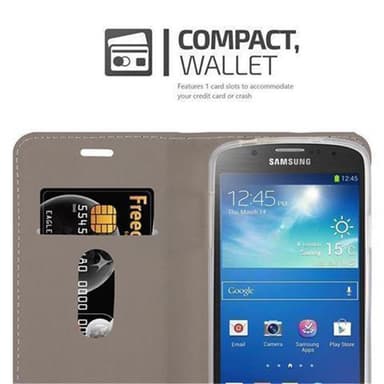 Samsung Galaxy S4 ACTIVE lommebokdeksel etui (grå)