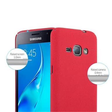 Samsung Galaxy J1 2016 Hardt Deksel Cover (rød)