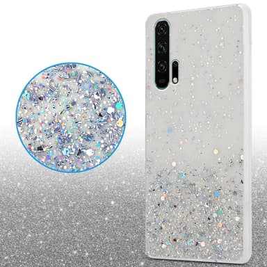 Honor 20 PRO Silikondeksel Glitter (gjennomsiktig)