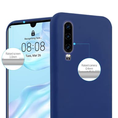 Deksel Huawei P30 Silikon cover (blå)
