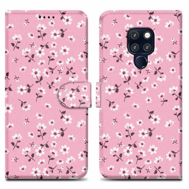 Huawei MATE 20 lommebokdeksel etui (rosa)