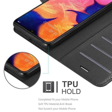 Samsung Galaxy A10 / M10 Deksel Etui Case (svart)