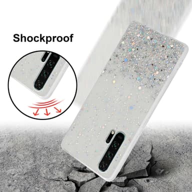 Honor 20 PRO Silikondeksel Glitter (gjennomsiktig)