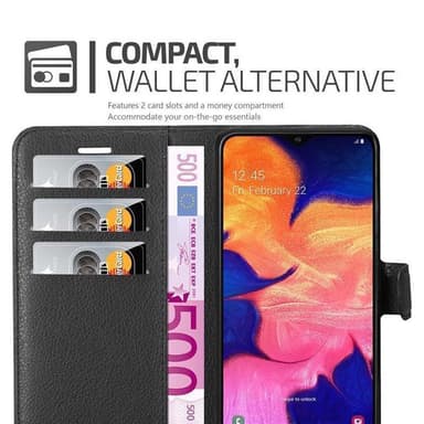 Samsung Galaxy A10 / M10 Deksel Etui Case (svart)