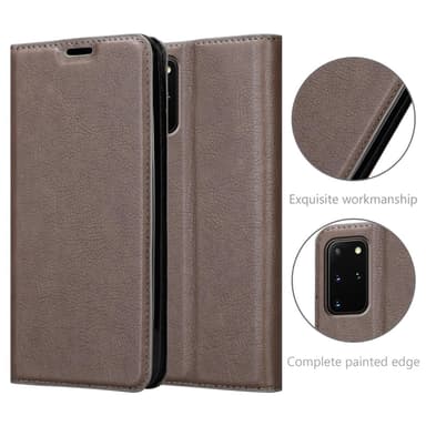 Samsung Galaxy S20 PLUS lommebokdeksel case (brun)
