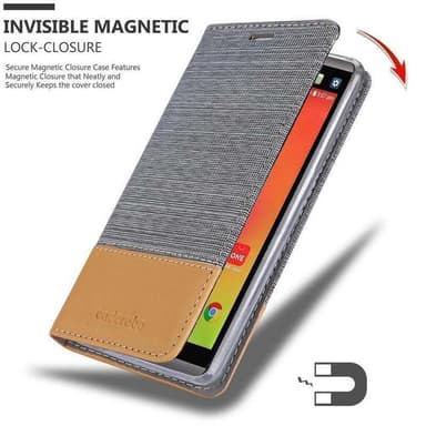 LG V20 lommebokdeksel etui (grå)