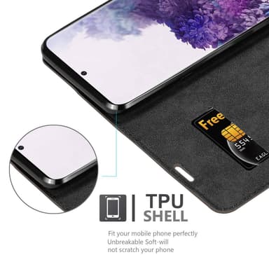 Samsung Galaxy S20 PLUS lommebokdeksel case (brun)