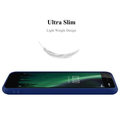 Deksel Nokia 2 2017 Silikon cover (blå)