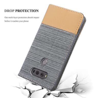 LG V20 lommebokdeksel etui (grå)