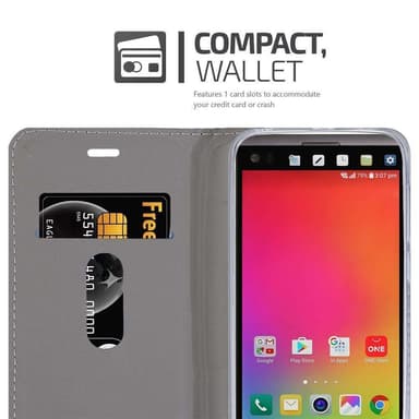 LG V20 lommebokdeksel etui (grå)