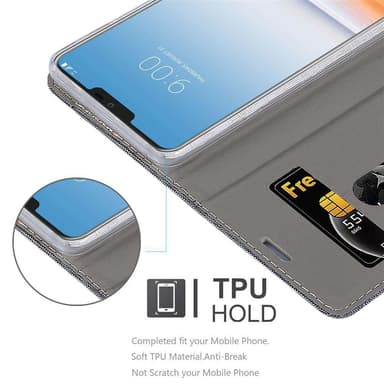 LG V20 lommebokdeksel etui (grå)