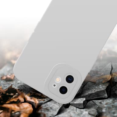 iPhone 12 Deksel case (hvit)