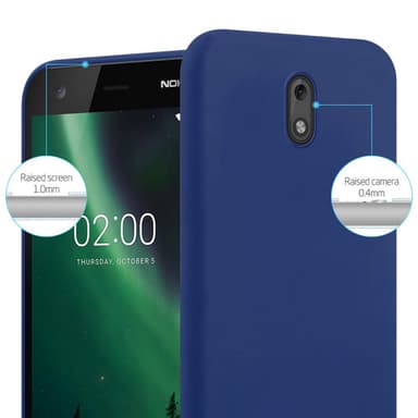 Deksel Nokia 2 2017 Silikon cover (blå)