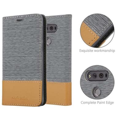 LG V20 lommebokdeksel etui (grå)