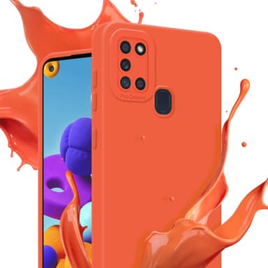 Samsung Galaxy A21s Deksel case (oransje)