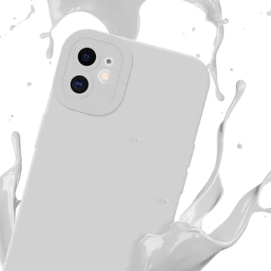 iPhone 12 Deksel case (hvit)