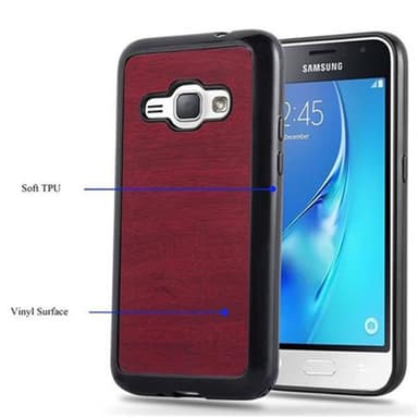 Samsung Galaxy J1 2016 Deksel Case Cover (rød)