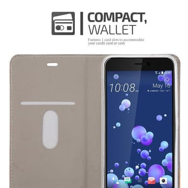 HTC OCEAN / U11 lommebokdeksel etui (grå)