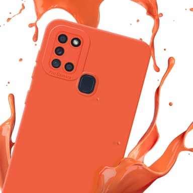 Samsung Galaxy A21s Deksel case (oransje)