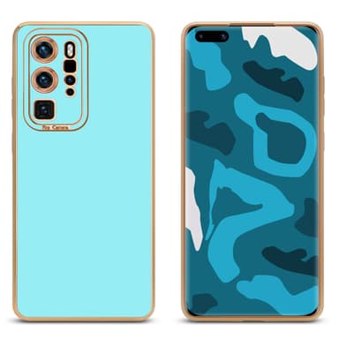 Huawei P40 PRO / P40 PRO+ silikondeksel cover (turkis)