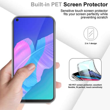 Huawei P40 LITE E Deksel 360 Case Cover (Gjennomsiktig)