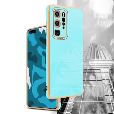 Huawei P40 PRO / P40 PRO+ silikondeksel cover (turkis)