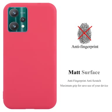 Deksel Realme 9 4G / 9 PRO+ Silikon cover (rød)