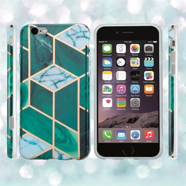 iPhone 6 PLUS / 6S PLUS lommebokdeksel etui (grønn)