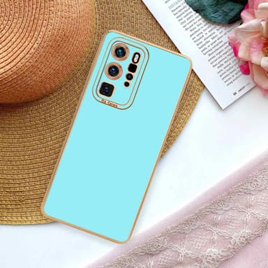 Huawei P40 PRO / P40 PRO+ silikondeksel cover (turkis)