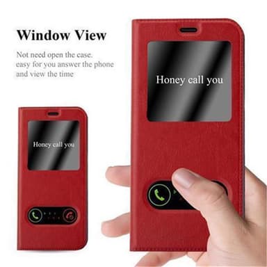 Samsung Galaxy S8 lommebokdeksel cover (rød)