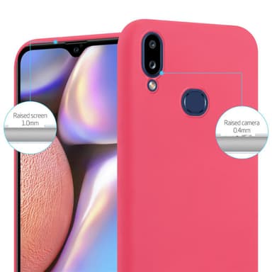 Deksel Samsung Galaxy A10s / M01s Silikon cover (rød)