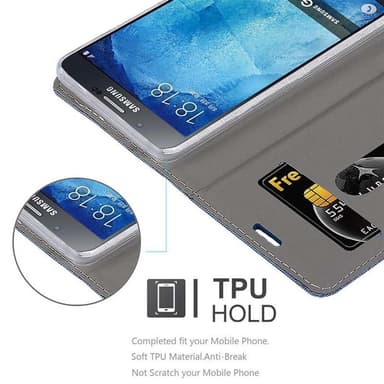Samsung Galaxy A8 2015 lommebokdeksel etui (blå)
