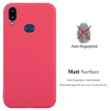 Deksel Samsung Galaxy A10s / M01s Silikon cover (rød)