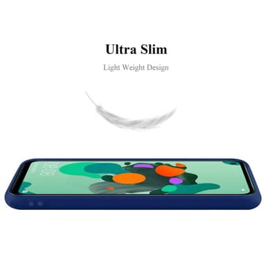 Deksel Huawei MATE 30 LITE Silikon cover (blå)