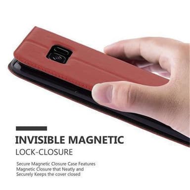 Samsung Galaxy S8 lommebokdeksel cover (rød)