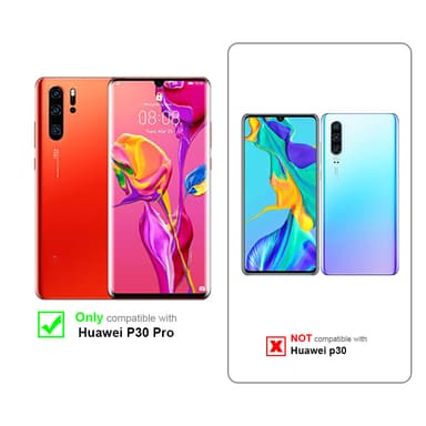 Huawei P30 PRO deksel flip cover (brun)