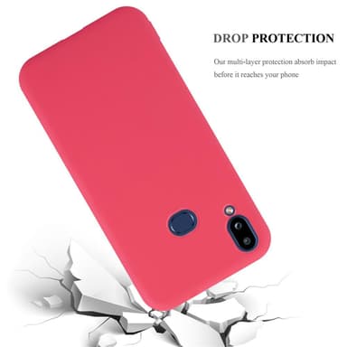 Deksel Samsung Galaxy A10s / M01s Silikon cover (rød)