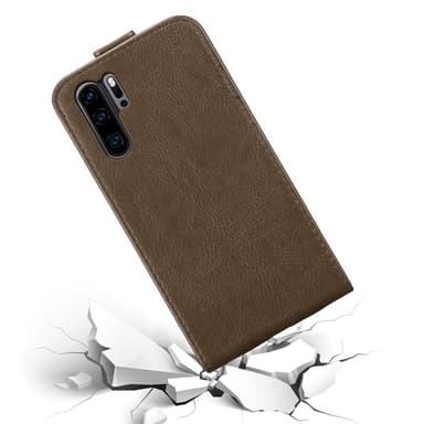 Huawei P30 PRO deksel flip cover (brun)