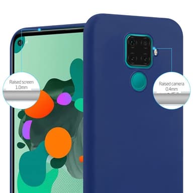 Deksel Huawei MATE 30 LITE Silikon cover (blå)