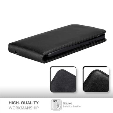Motorola MOTO C deksel flip cover (svart)