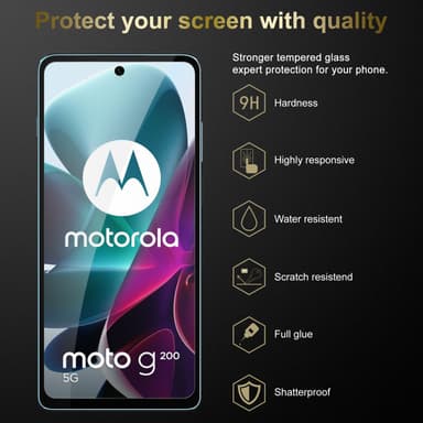 Motorola MOTO G200 5G Skjermbeskytter Skärmskydd