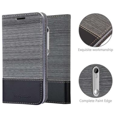 Motorola MOTO G3 lommebokdeksel etui (grå)