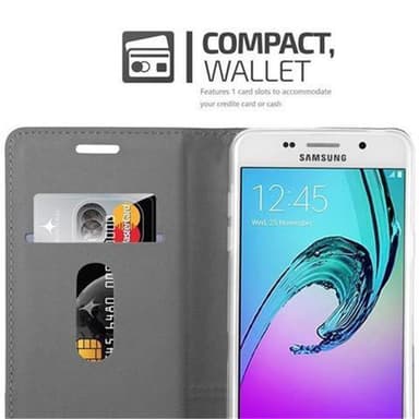 Samsung Galaxy A5 2016 lommebokdeksel etui (grå)